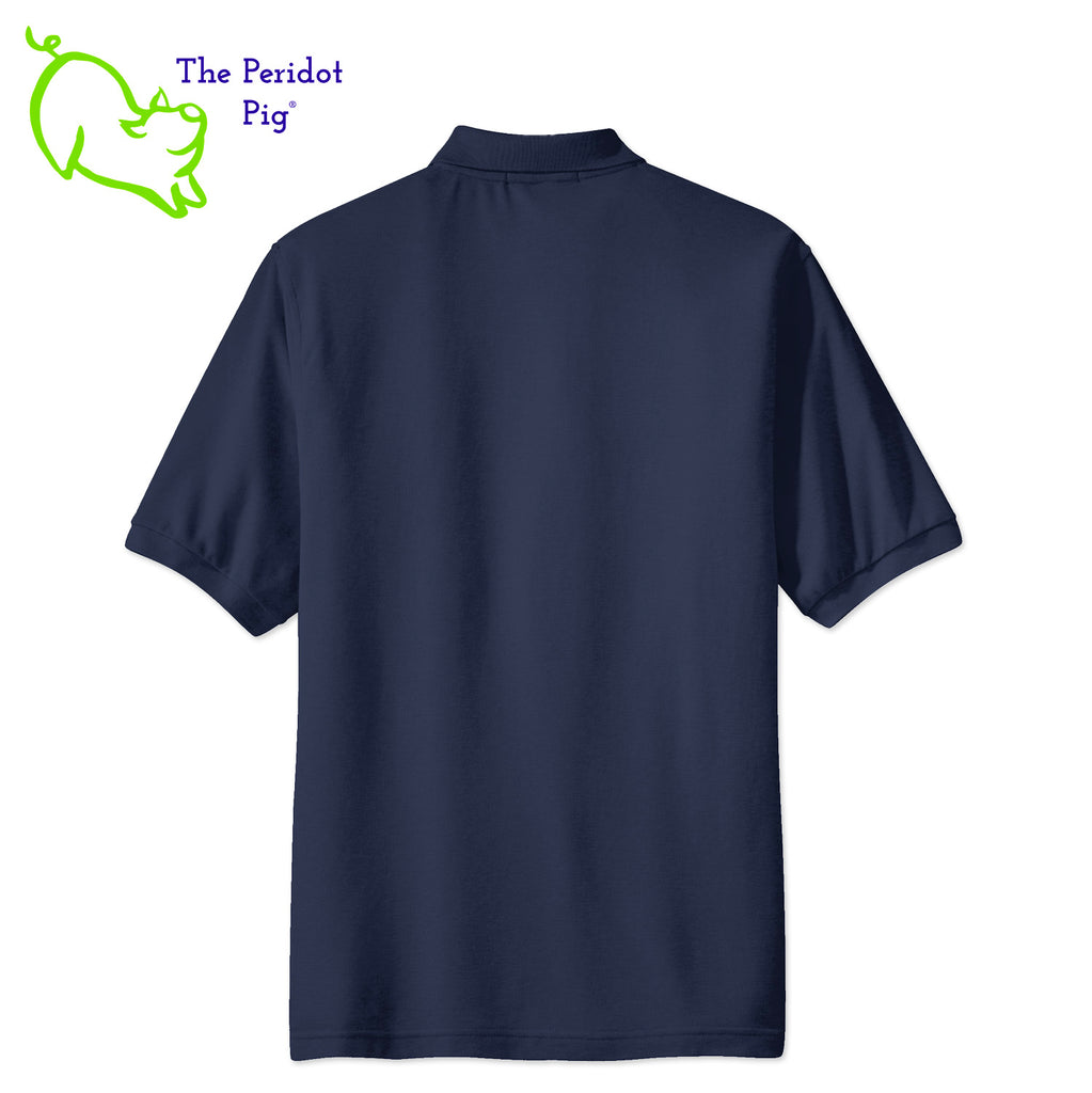 Our popular Silk Touch™ polo—enhanced with a left chest pocket. This one features the EAA Chapter 5 logo above the pocket. Back view shown in Navy.