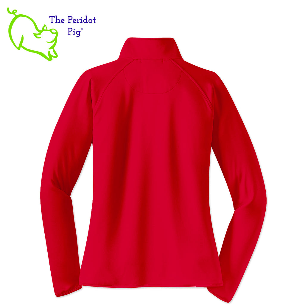 This Fall, make the EAA Chapter 5 Ladies Long Sleeve Quarter Zip your go-to layer! Boasting a soft-brushed backing and moisture control, it's comfortable year-round. And with the stylish Chapter 5 logo on the left chest, it looks perfect for the office or the weekend. Everything you need in one perfect shirt! Back view shown in Red.