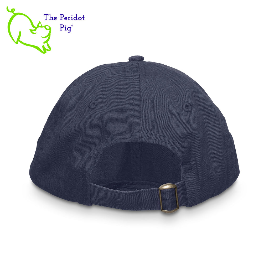 Stay shaded and stay styling with the Healthy Pi Logo Dad Hat! This 6-Panel twill cap is one cool customer - perfect for adding a bit of chill to your look and keeping the 'pony' under wraps. Available in FIVE colors, you'll be 'hat-happy' no matter which you choose! Back view shown in navy.