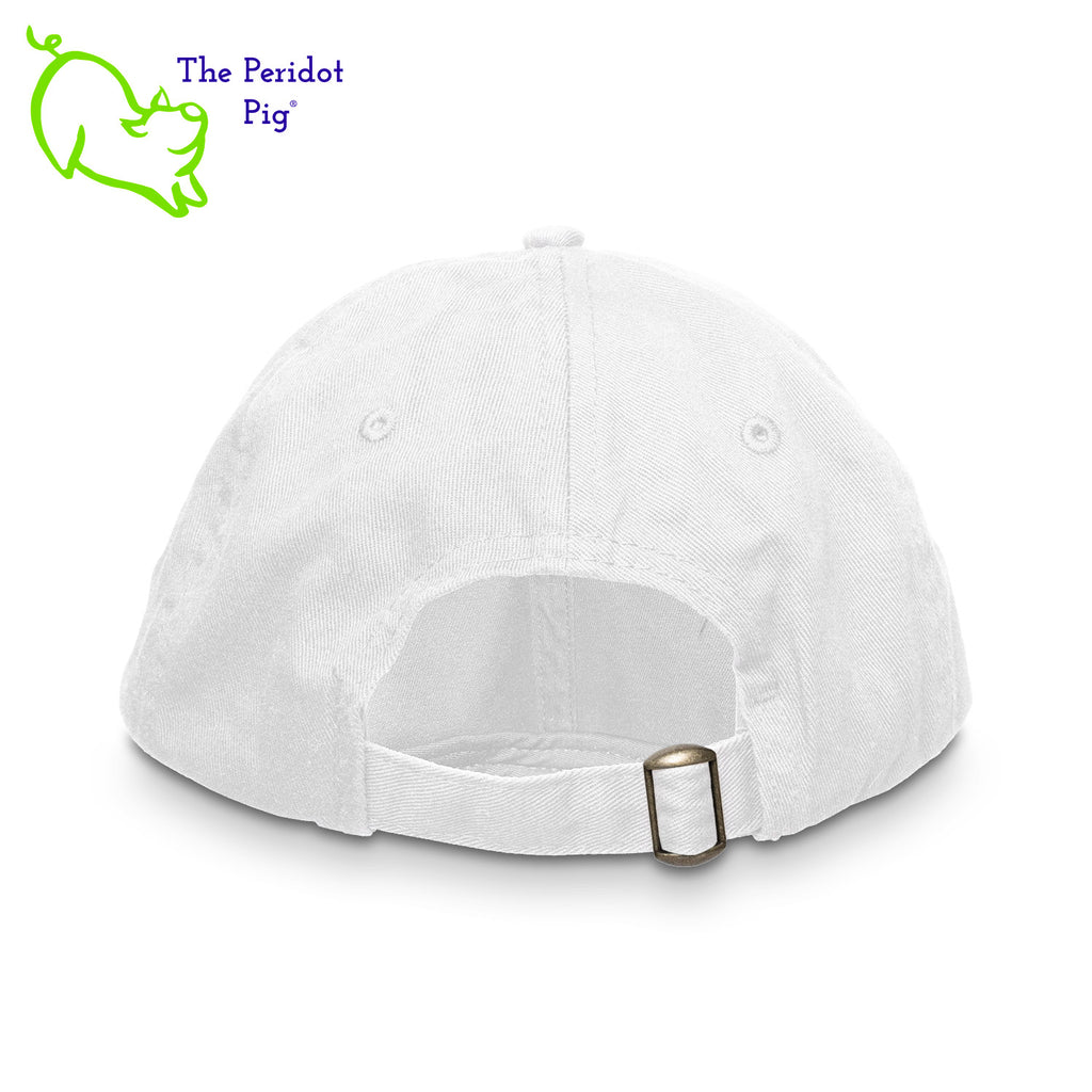 Stay shaded and stay styling with the Healthy Pi Logo Dad Hat! This 6-Panel twill cap is one cool customer - perfect for adding a bit of chill to your look and keeping the 'pony' under wraps. Available in FIVE colors, you'll be 'hat-happy' no matter which you choose! Back view shown in white.