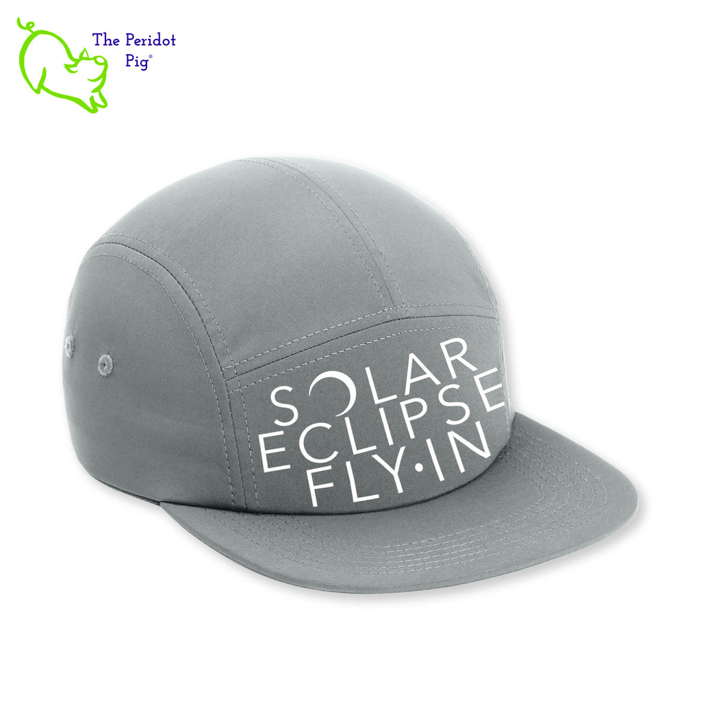 Join us for the 2024 solar eclipse with the perfect hat! No top button for small-plane pilots. Be comfortable and stylish on your next flight with this tactical hat. Front/side view shown.