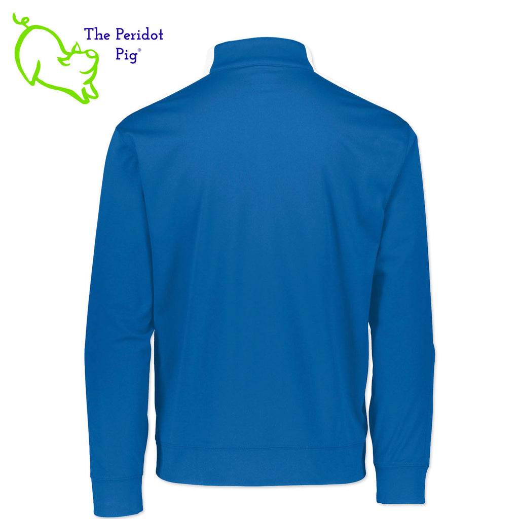 Not only is the EAA Chapter 5 Logo quarter zip shirt stylish, but it also offers practical features. Made of heavyweight 100% polyester matte brushed tricot, it's ideal for those who prefer a light-weight layer. The contrast color inserts on the collar and shoulder add a touch of sophistication, while the front pouch pocket is perfect for storing your essentials. Back view shown.