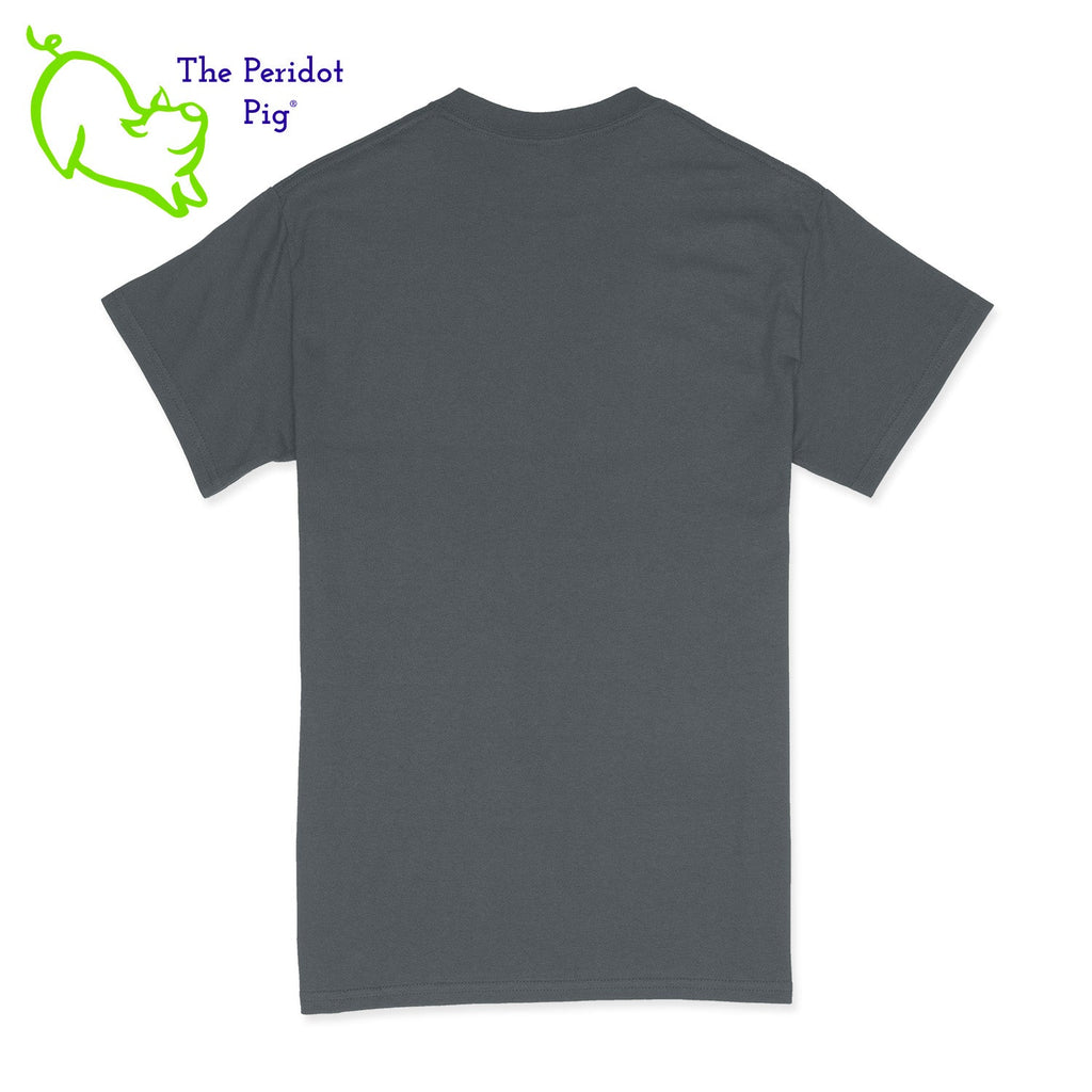 Crafted from a soft and comfortable material, this t-shirt features a loose cut and the EAA Chapter 5 logo in your choice of color on the front. These also have the slogan, "Come Fly With Me". You can also chose from six different colors for the shirt. The back is left blank for a classic, minimalist look. Back view Charcoal-Black shown.