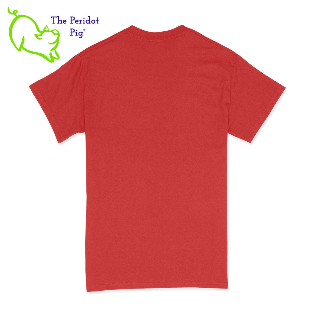 Crafted from a soft and comfortable material, this t-shirt features a loose cut and the EAA Chapter 5 logo in your choice of color on the front. These also have the slogan, "Come Fly With Me". You can also chose from six different colors for the shirt. The back is left blank for a classic, minimalist look. Back view Red-Black shown.