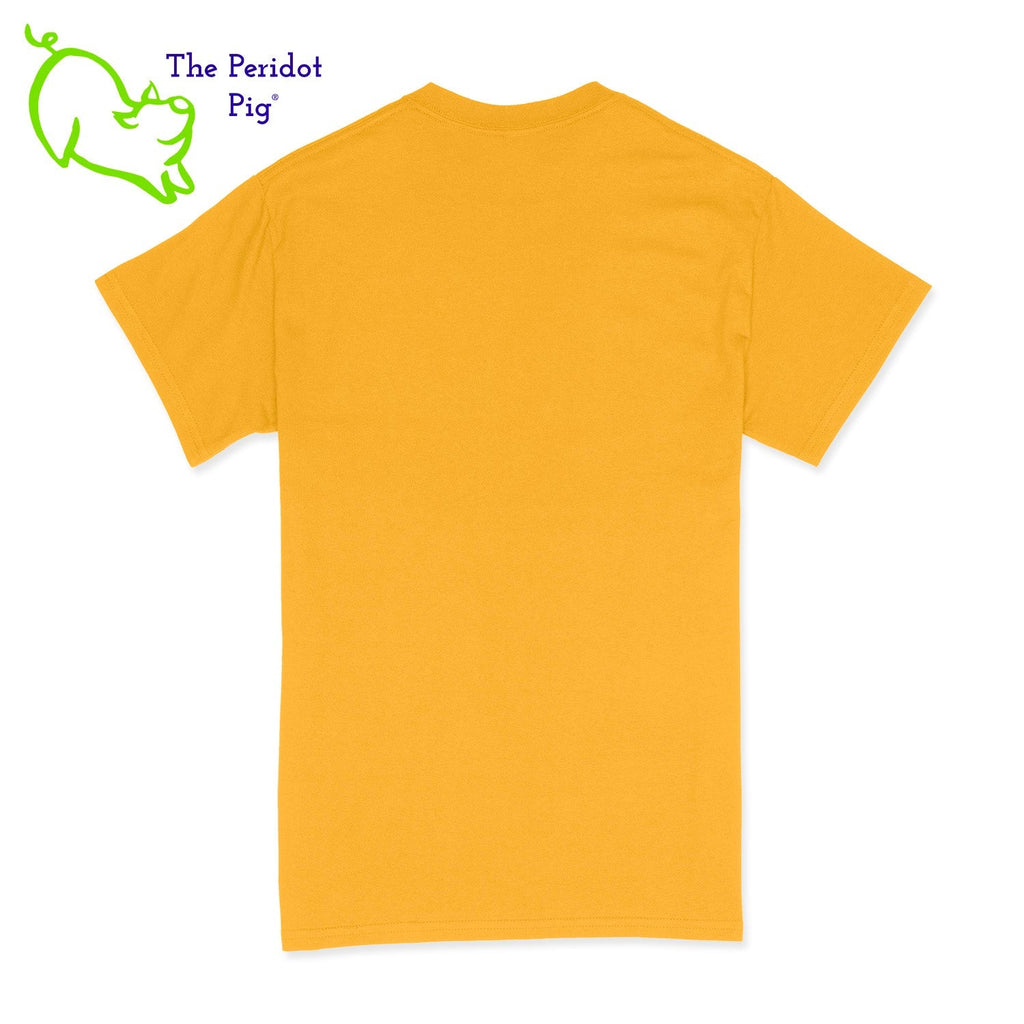 Crafted from a soft and comfortable material, this t-shirt features a loose cut and the EAA Chapter 5 logo in your choice of color on the front. The slogan, "Come Fly With Me" is also included. You can also chose from six different colors for the shirt. The back is left blank for a classic, minimalist look. Back view Yellow-White shown.