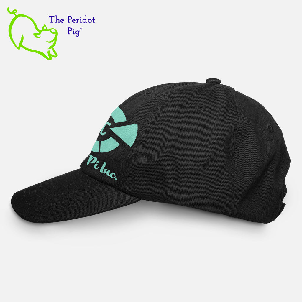 Stay shaded and stay styling with the Healthy Pi Logo Dad Hat! This 6-Panel twill cap is one cool customer - perfect for adding a bit of chill to your look and keeping the 'pony' under wraps. Available in FIVE colors, you'll be 'hat-happy' no matter which you choose! Left view shown in black.