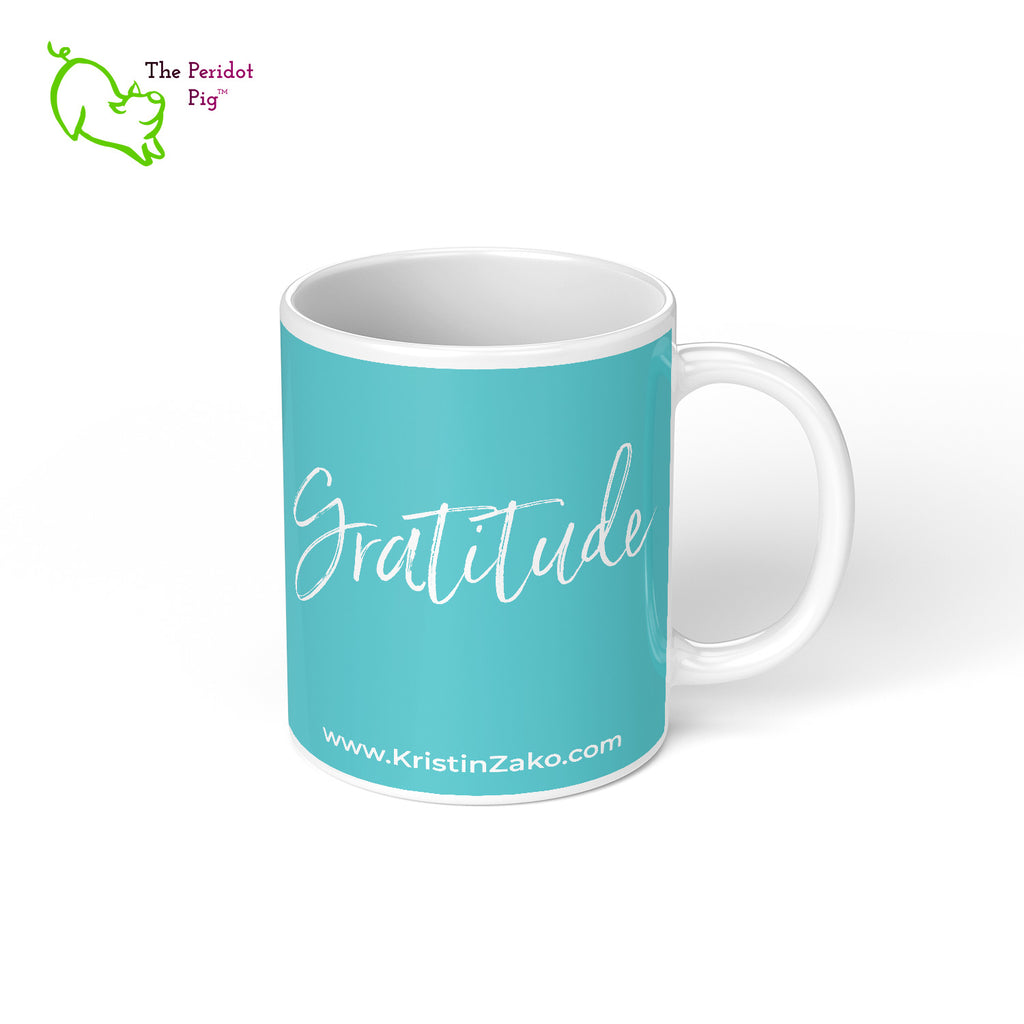 Gratitude - a reminder to practice every day. Whether you're drinking your morning coffee, evening tea, or something in between – this mug's for you! Right view