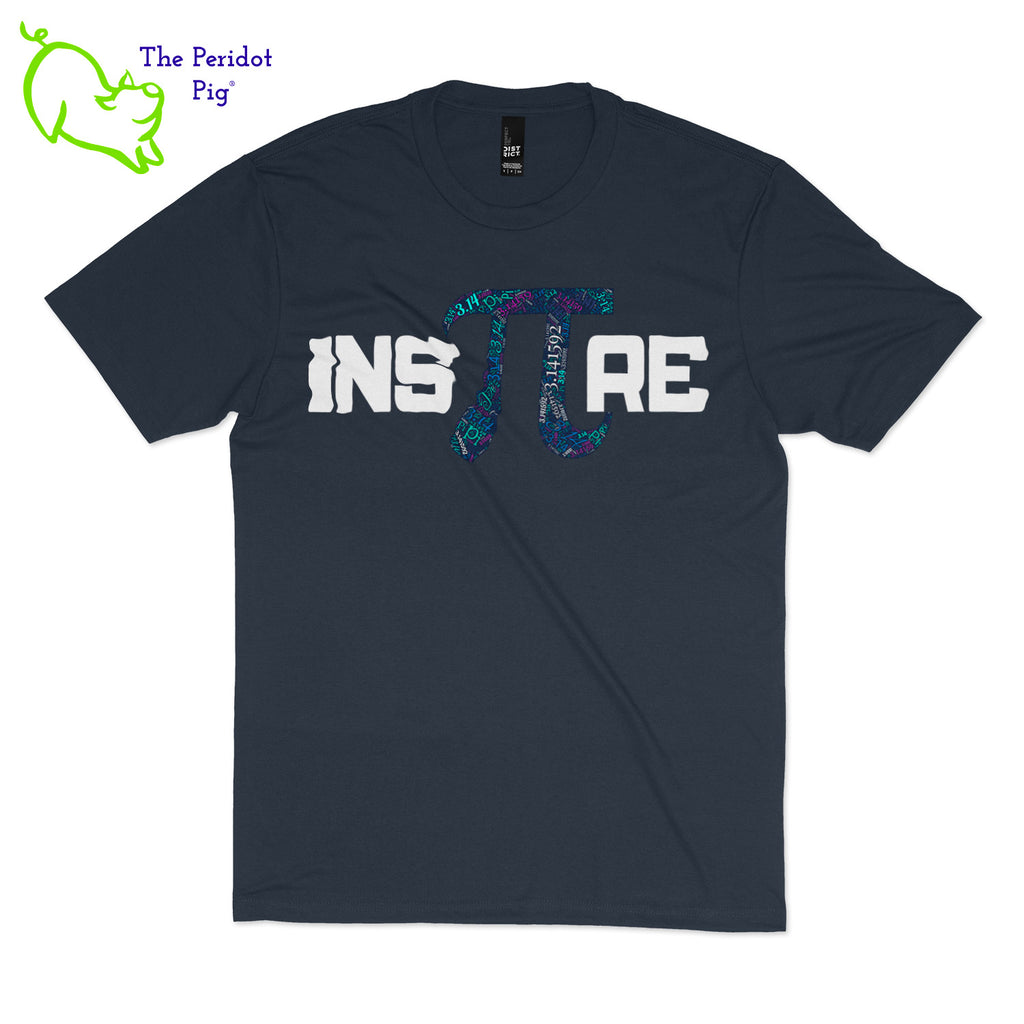 Prepared to be inspired by our latest PI t-shirt! Available in 5 soft colors, these are the perfect attire for your PI day celebrations on March 14th. We've created these shirts with a light-weight vinyl on a soft and comfortable t-shirt. Front view shown in navy.
