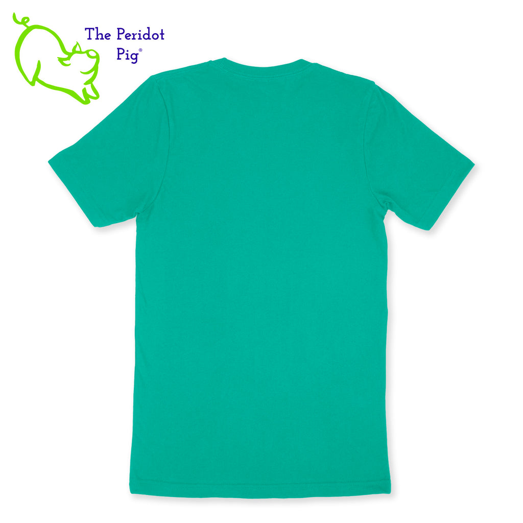 Prepared to be inspired by our latest PI t-shirt! Available in 5 soft colors, these are the perfect attire for your PI day celebrations on March 14th. We've created these shirts with a light-weight vinyl on a soft and comfortable t-shirt. Back view shown in teal.