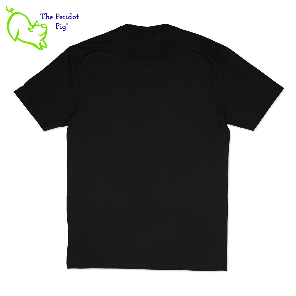 These shirts feature the Healthy Pi Inc logo in a light-weight matte finish. Available in 5  colors in a super, soft fabric blend, these are the perfect attire for your daily routine. Back view shown in black.
