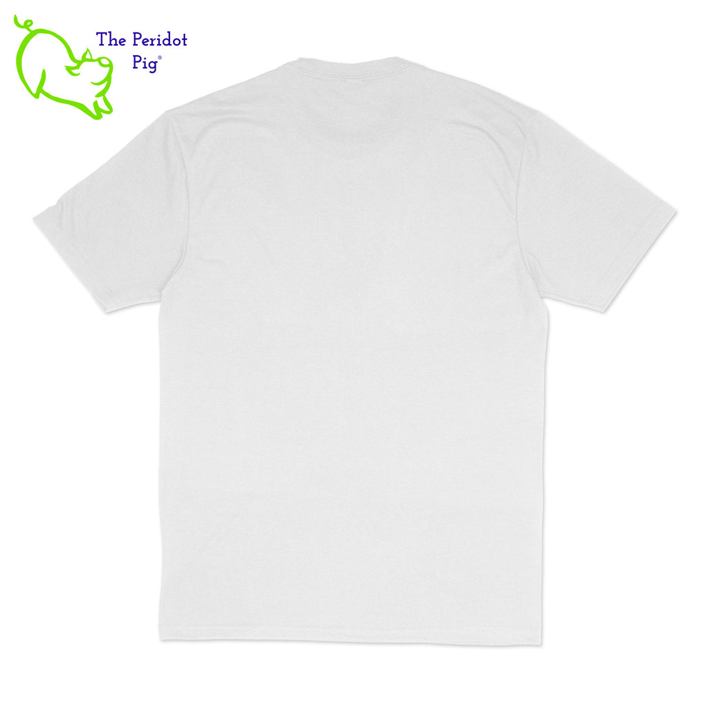 These shirts feature the Healthy Pi Inc logo in a light-weight matte finish. Available in 5  colors in a super, soft fabric blend, these are the perfect attire for your daily routine. Back view shown in white.