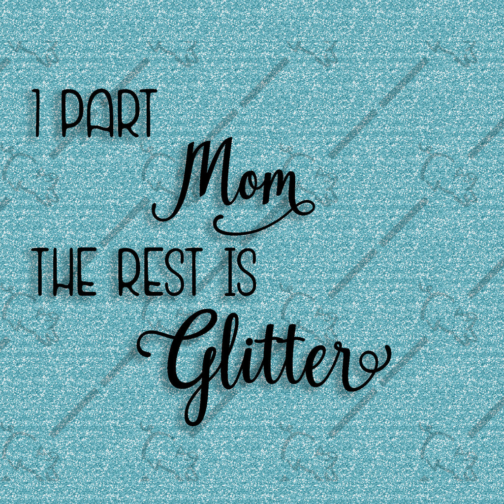 Text rendering on turquoise for the Mom selection.