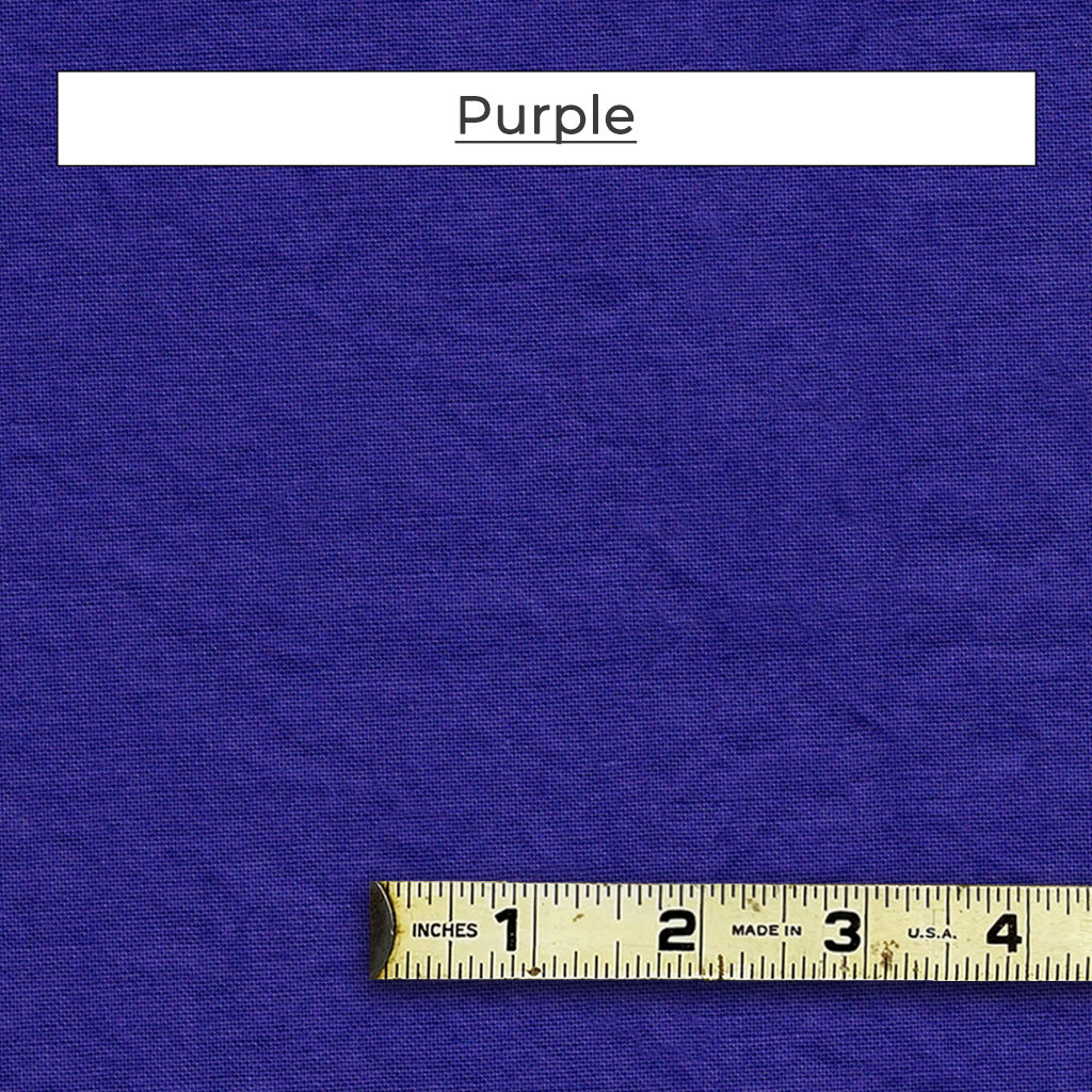 A solid color purple mask fabric.