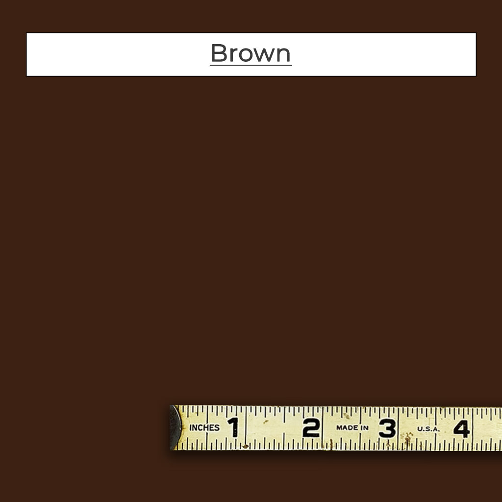 A solid color brown mask fabric.